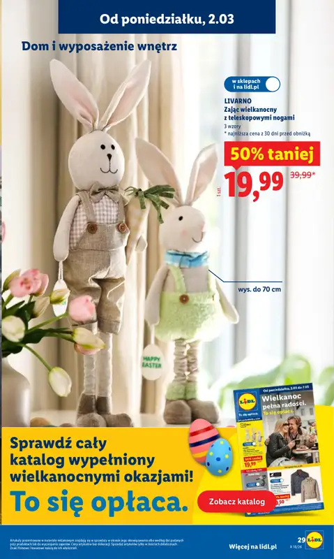 Lidl - gazetka promocyjna Oferta od poniedziałku od poniedziałku 02.03 do środy 04.03 - strona 29
