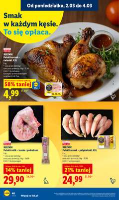 Lidl - gazetka promocyjna Oferta od poniedziałku od poniedziałku 02.03 do środy 04.03 - strona 40
