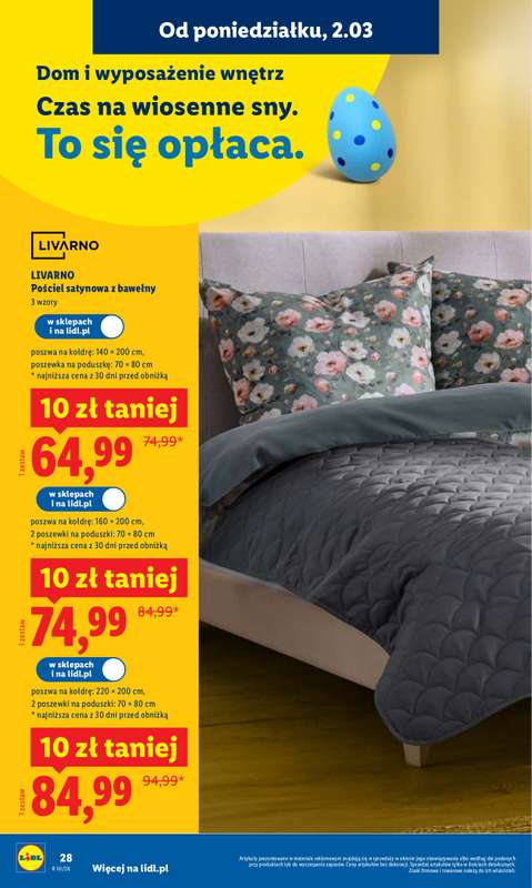 Lidl - gazetka promocyjna Oferta od poniedziałku od poniedziałku 02.03 do środy 04.03 - strona 28
