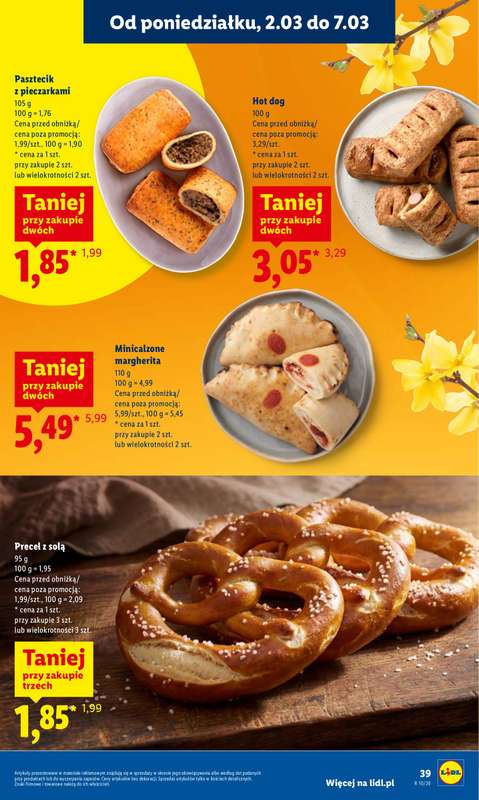 Lidl - gazetka promocyjna Oferta od poniedziałku od poniedziałku 02.03 do środy 04.03 - strona 39