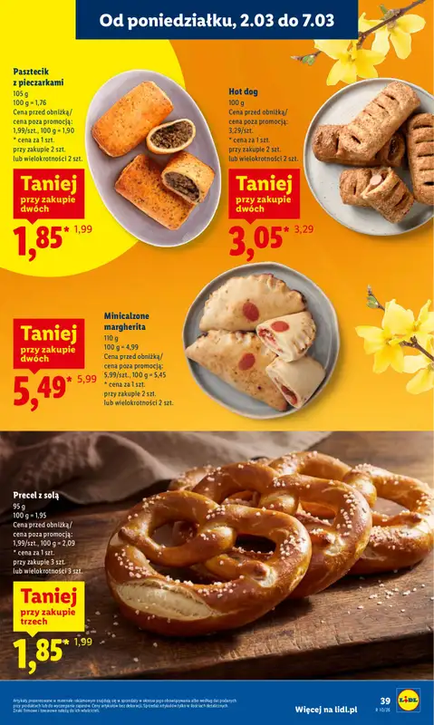 Lidl - gazetka promocyjna Oferta od poniedziałku od poniedziałku 02.03 do środy 04.03 - strona 39