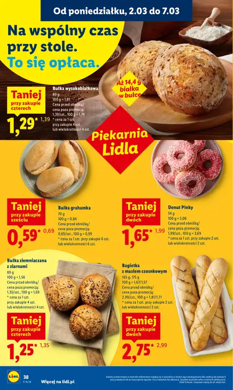 Lidl - gazetka promocyjna Oferta od poniedziałku od poniedziałku 02.03 do środy 04.03 - strona 38