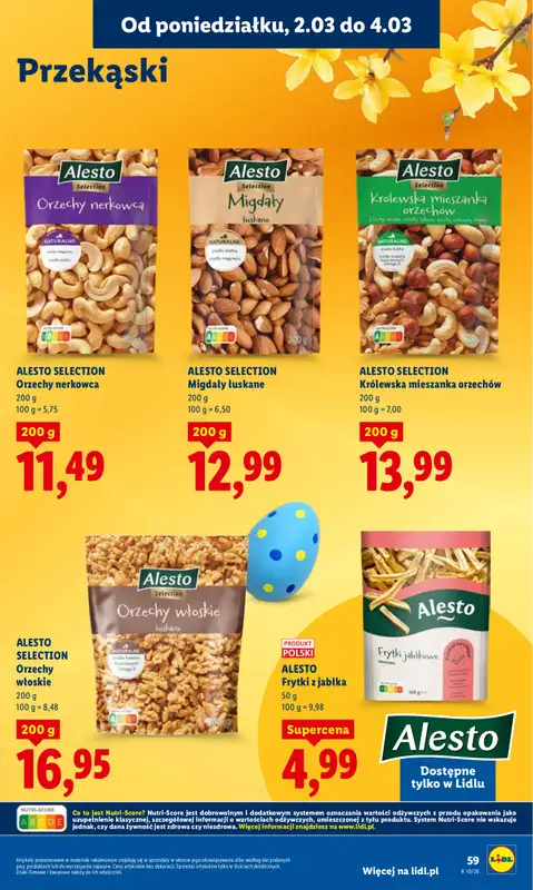 Lidl - gazetka promocyjna Oferta od poniedziałku od poniedziałku 02.03 do środy 04.03 - strona 59