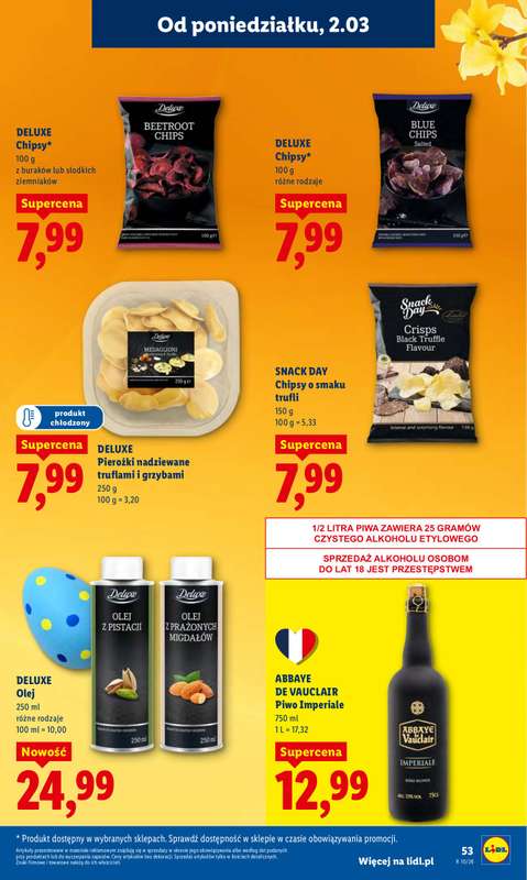 Lidl - gazetka promocyjna Oferta od poniedziałku od poniedziałku 02.03 do środy 04.03 - strona 53