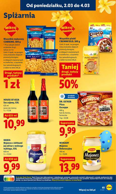 Lidl - gazetka promocyjna Oferta od poniedziałku od poniedziałku 02.03 do środy 04.03 - strona 65