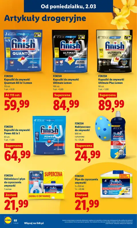 Lidl - gazetka promocyjna Oferta od poniedziałku od poniedziałku 02.03 do środy 04.03 - strona 68