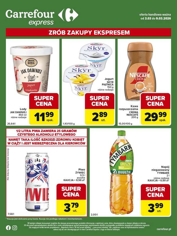Carrefour Express - gazetka promocyjna Gazetka Express od wtorku 03.03 do poniedziałku 09.03 - strona 2