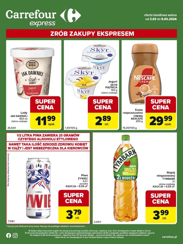 Carrefour Express - gazetka promocyjna Gazetka Express od wtorku 03.03 do poniedziałku 09.03 - strona 2