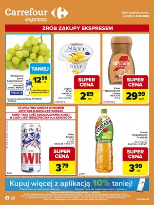 Carrefour Express - gazetka promocyjna Gazetka Express od wtorku 03.03 do poniedziałku 09.03