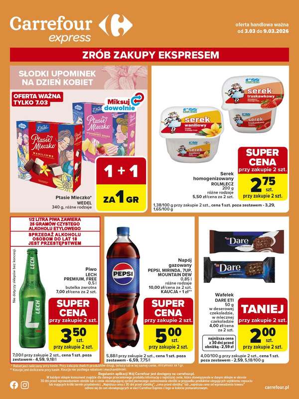 Carrefour Express - gazetka promocyjna Gazetka Express od wtorku 03.03 do poniedziałku 09.03 - strona 2