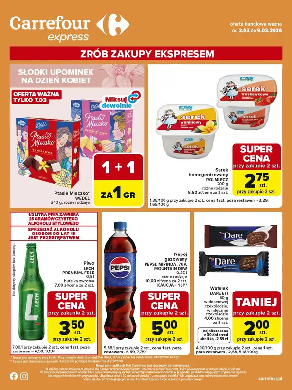 Carrefour Express - gazetka promocyjna Gazetka Express od wtorku 03.03 do poniedziałku 09.03 - strona 2