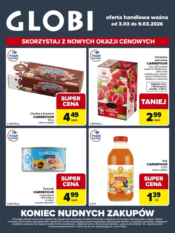 Globi - gazetka promocyjna Gazetka Globi od wtorku 03.03 do poniedziałku 09.03 - strona 2