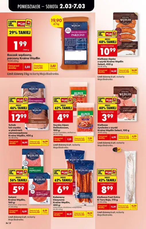 Biedronka - gazetka promocyjna Od poniedziałku od poniedziałku 02.03 do soboty 07.03 - strona 48