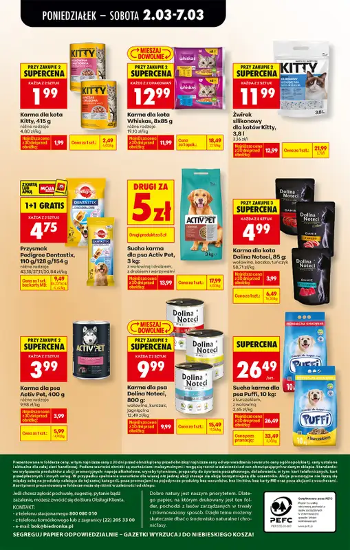 Biedronka - gazetka promocyjna Od poniedziałku, Z ladą tradycyjną od poniedziałku 02.03 do soboty 07.03 - strona 91