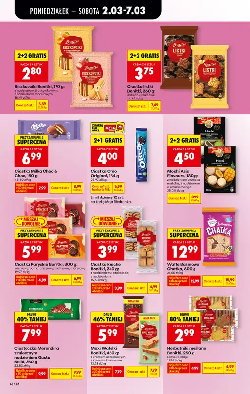 Biedronka - gazetka promocyjna Od poniedziałku, Z ladą tradycyjną od poniedziałku 02.03 do soboty 07.03 - strona 60