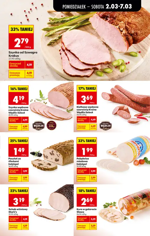 Biedronka - gazetka promocyjna Od poniedziałku, Z ladą tradycyjną od poniedziałku 02.03 do soboty 07.03 - strona 33