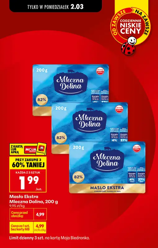Biedronka - gazetka promocyjna Od poniedziałku, Z ladą tradycyjną   - strona 2
