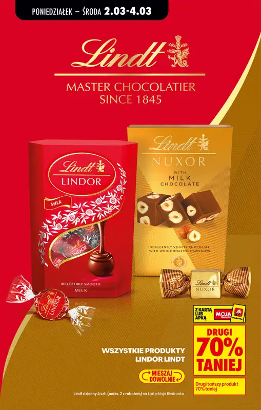 Biedronka - gazetka promocyjna Od poniedziałku, Z ladą tradycyjną od poniedziałku 02.03 do soboty 07.03 - strona 62