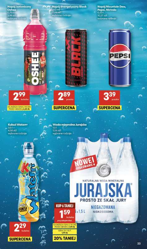 Delikatesy Centrum - gazetka promocyjna Gazetka  do środy 11.03 - strona 33