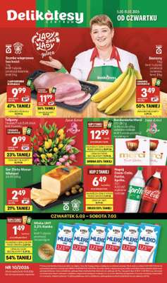 Delikatesy Centrum - gazetka promocyjna Gazetka  do środy 11.03