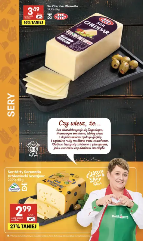 Delikatesy Centrum - gazetka promocyjna Gazetka  do środy 11.03 - strona 14