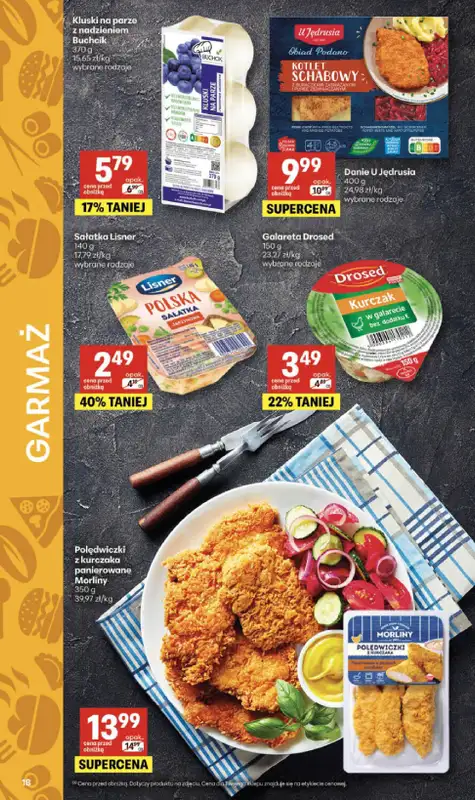 Delikatesy Centrum - gazetka promocyjna Gazetka  do środy 11.03 - strona 18