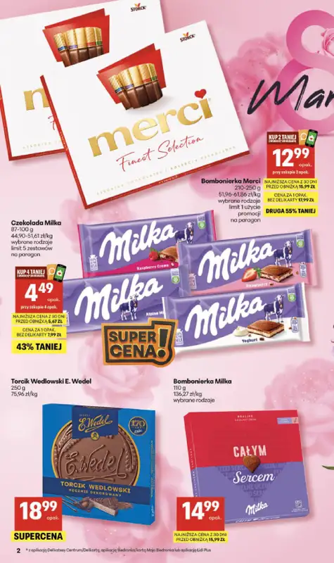 Delikatesy Centrum - gazetka promocyjna Gazetka  do środy 11.03 - strona 2