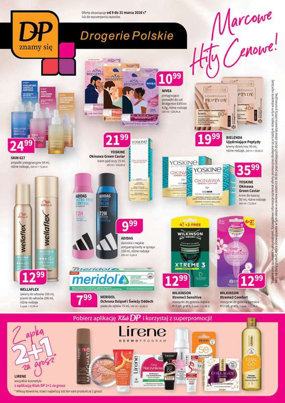 Drogerie Polskie - gazetka promocyjna Gazetka  do wtorku 31.03
