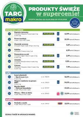 Makro - gazetka promocyjna Targ MAKRO - oferta świeża w super cenach! od poniedziałku 02.03 do soboty 07.03 - strona 6