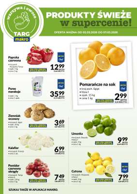 Makro - gazetka promocyjna Targ MAKRO - oferta świeża w super cenach! od poniedziałku 02.03 do soboty 07.03 - strona 5