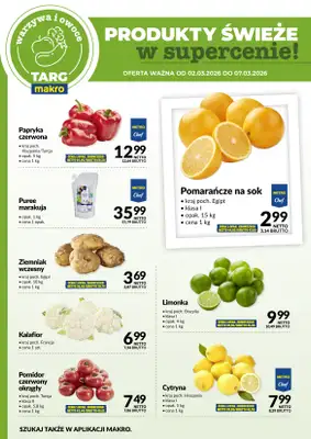 Makro - gazetka promocyjna Targ MAKRO - oferta świeża w super cenach! od poniedziałku 02.03 do soboty 07.03 - strona 5