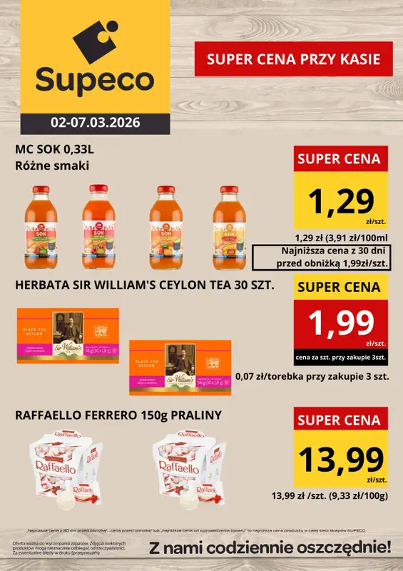 Supeco - gazetka promocyjna Oferta tygodnia od poniedziałku 02.03 do soboty 07.03 - strona 3