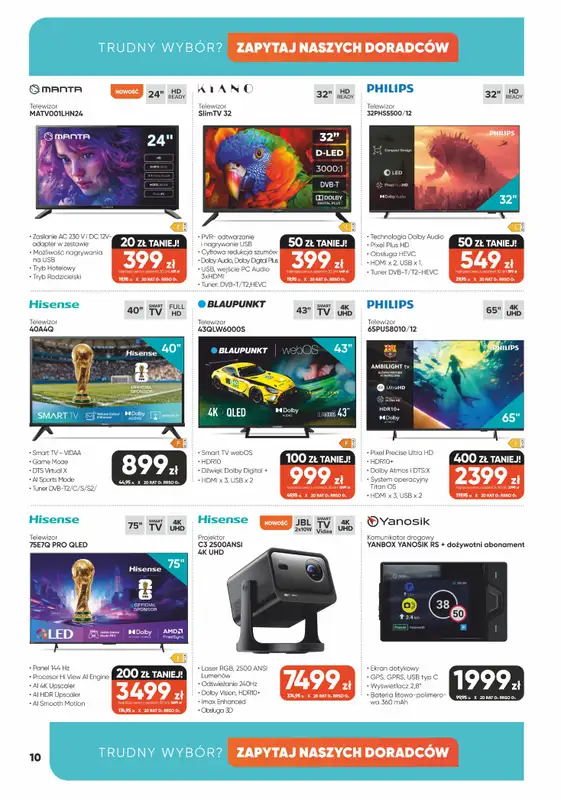 Max Elektro - gazetka promocyjna Gazetka od poniedziałku 02.03 do środy 25.03 - strona 10