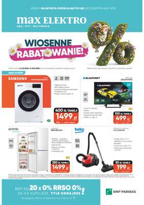 Max Elektro - gazetka promocyjna Gazetka od poniedziałku 02.03 do środy 25.03