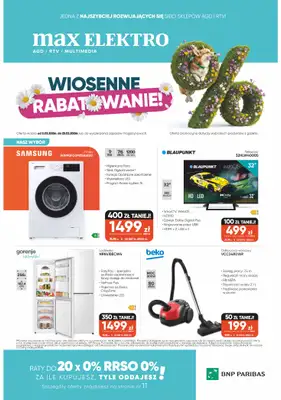 Max Elektro - gazetka promocyjna Gazetka od poniedziałku 02.03 do środy 25.03