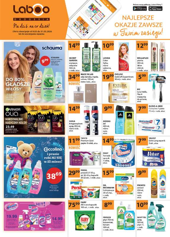 Drogerie Laboo - gazetka promocyjna Gazetka od poniedziałku 09.03 do wtorku 31.03