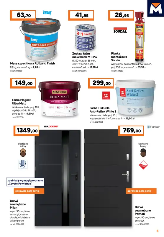 Bricoman - gazetka promocyjna Gazetka od poniedziałku 02.03 do niedzieli 29.03 - strona 5