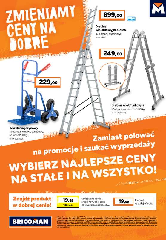Bricoman - gazetka promocyjna Gazetka od poniedziałku 02.03 do niedzieli 29.03 - strona 14