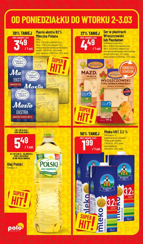 POLOmarket - gazetka promocyjna Super hity od poniedziałku 02.03 do wtorku 03.03 - strona 4