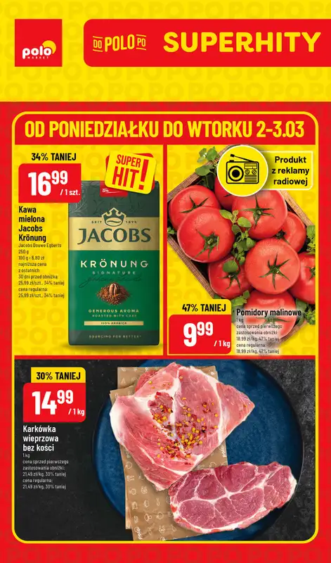 POLOmarket - gazetka promocyjna Super hity  