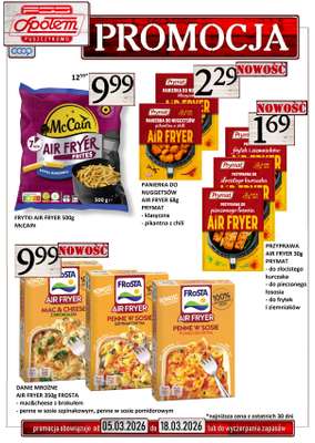 Społem - Blisko i Korzystnie - gazetka promocyjna Plakat promocyjny PSS Puszczykowo od czwartku 05.03 do środy 18.03