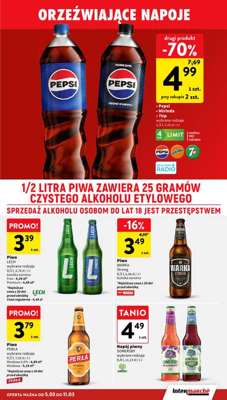 Intermarche - gazetka promocyjna Gazetka od czwartku 05.03 do środy 11.03 - strona 33