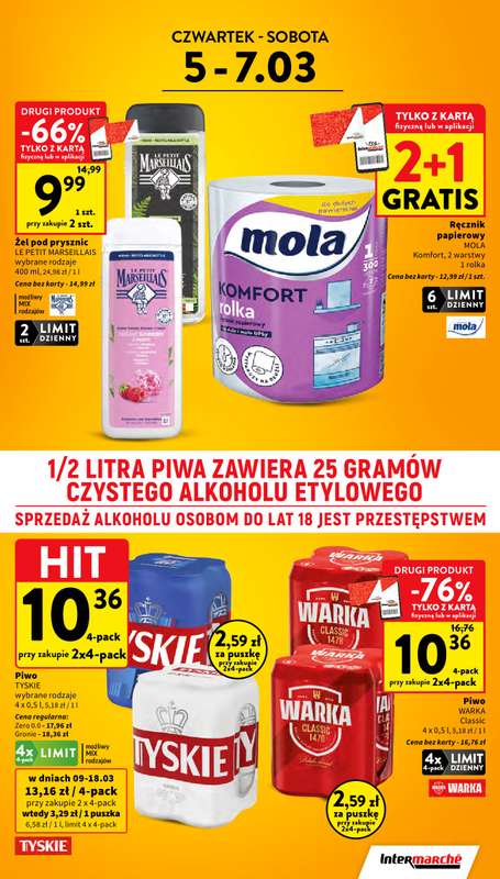 Intermarche - gazetka promocyjna Gazetka od czwartku 05.03 do środy 11.03 - strona 5