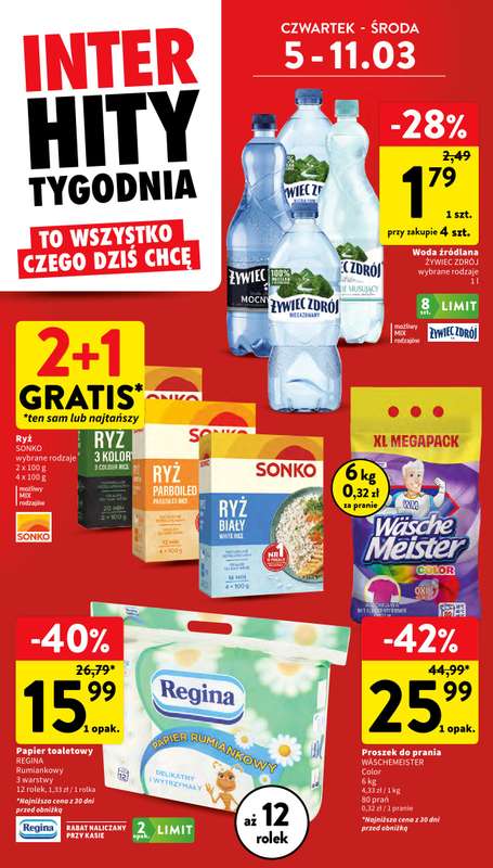 Intermarche - gazetka promocyjna Gazetka od czwartku 05.03 do środy 11.03 - strona 6