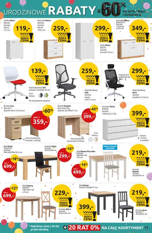 Black Red White - gazetka promocyjna Urodzinowe rabaty do -60%! od poniedziałku 02.03 do czwartku 19.03 - strona 13