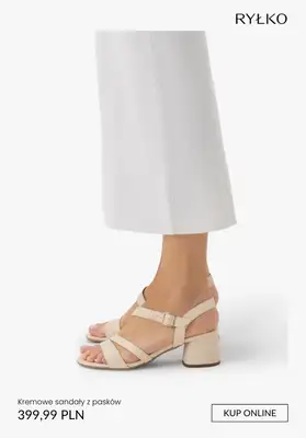 Ryłko - gazetka promocyjna SANDAŁY na obcasie od poniedziałku 02.03  - strona 9