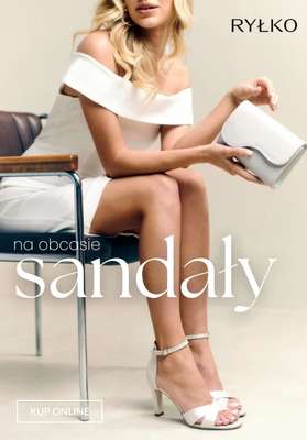 Ryłko - gazetka promocyjna SANDAŁY na obcasie od poniedziałku 02.03 