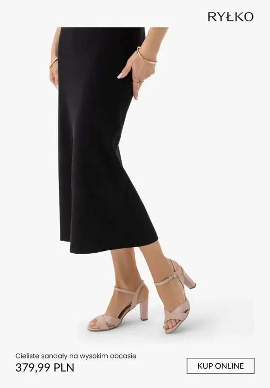 Ryłko - gazetka promocyjna SANDAŁY na obcasie od poniedziałku 02.03  - strona 5