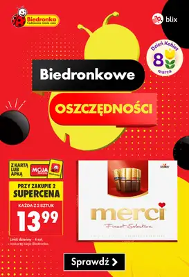 Biedronka - gazetka promocyjna Biedronkowe oszczędności od poniedziałku 02.03 do środy 04.03