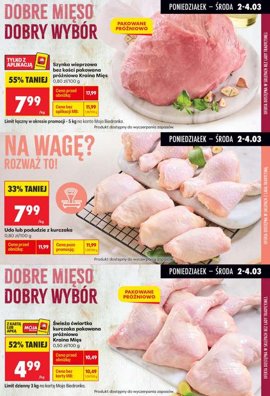 Biedronka - gazetka promocyjna Biedronkowe oszczędności od poniedziałku 02.03 do środy 04.03 - strona 4